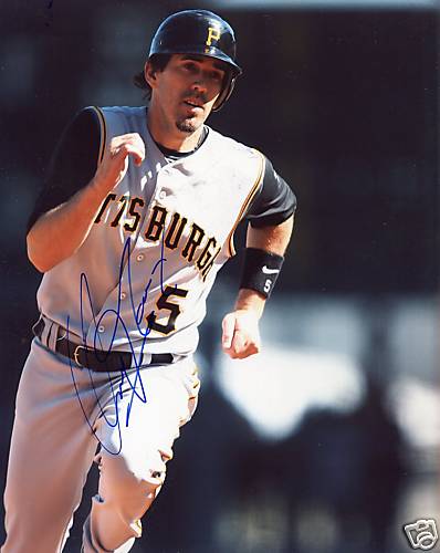 CHRIS GOMEZ PITTSBURG PIRATES SIGNED 8X10 - Picture 1 of 1