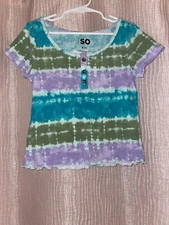 Girls So Button Top Size Small 7