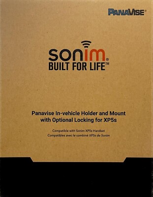 Sonim PanaVise in-Vehicle Holder and Mount Black for XP5s Car Holders and Mounts