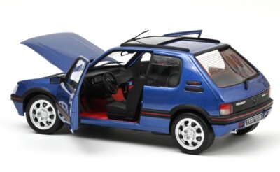 Norev Peugeot 205 GTi 1.9 1992 Miami Blue 1:18 - Figurine Voiture Collection