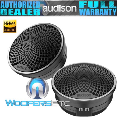 AUDISON AV1.1-II VOCE Hi-RES AUDIO 180W TETOLON SOFT DOME TWEETERS CAR AUDIO NEW
