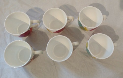 Whittard Of Chelsea Espresso Cups And Saucers x 6 Baubles Festive Christmas - Picture 4 of 11