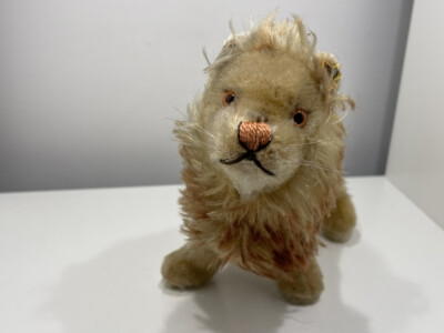 Steiff Stofftier Tier Löwe 16 x 16 cm. Top Zustand 