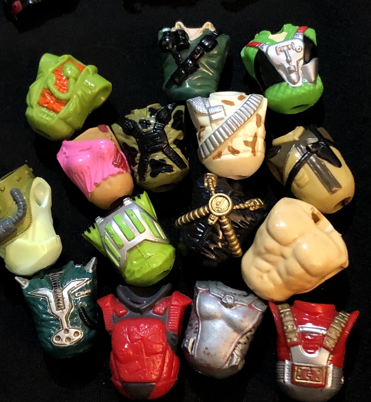 Lot Vtg GI Joe Body Parts Pieces Heads Arms Legs Custom Repair Sgt