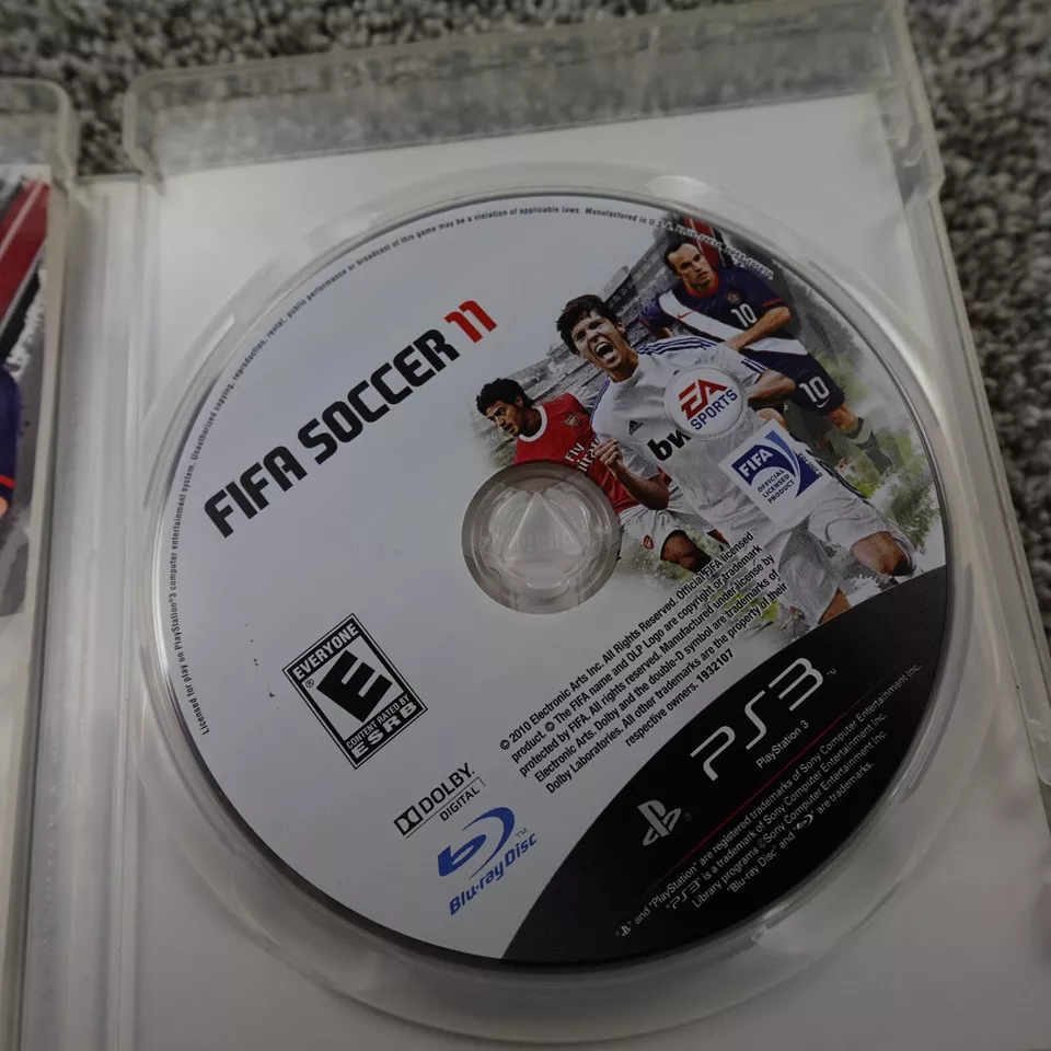 Fifa Soccer 11 Sony PS3 Play Station 3 Game Disc Box Manual Football Futbol EA - Image 4 of 4