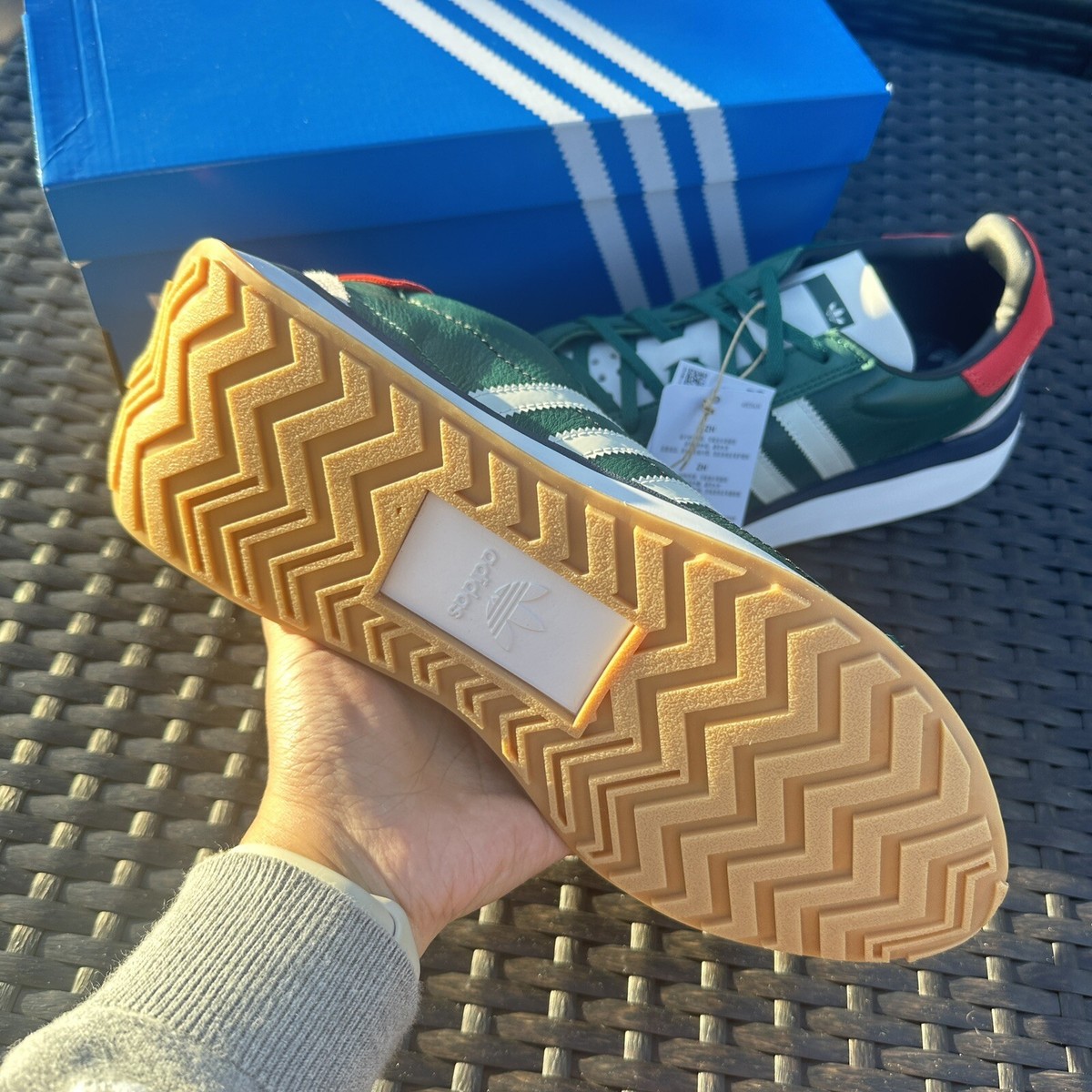 Adidas Country XLG Collegiate Green Men's Athletic Shoes ID5811