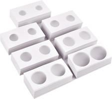 350Pcs Coin Holders Cardboard Coins Flips 2X2, 7 Sizes Collection Display Book f