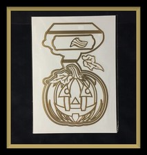 Anna Griffin PUMPKIN EASEL CARD Dies - Jack-O-Lantern NEW 4816