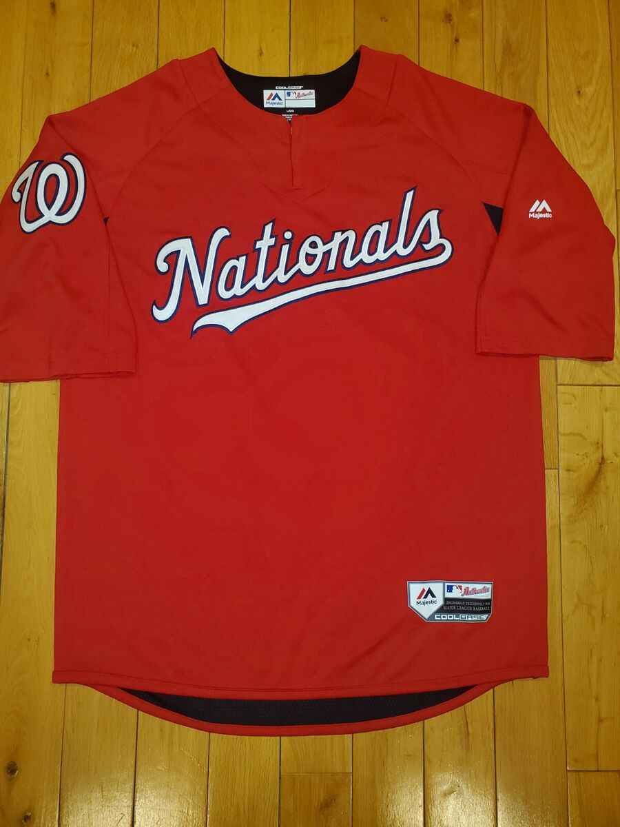 Majestic MLB ワシントンナショナルズ ユニフォーム XXL Vintage Majestic Washington Nationals Jersey Blank White