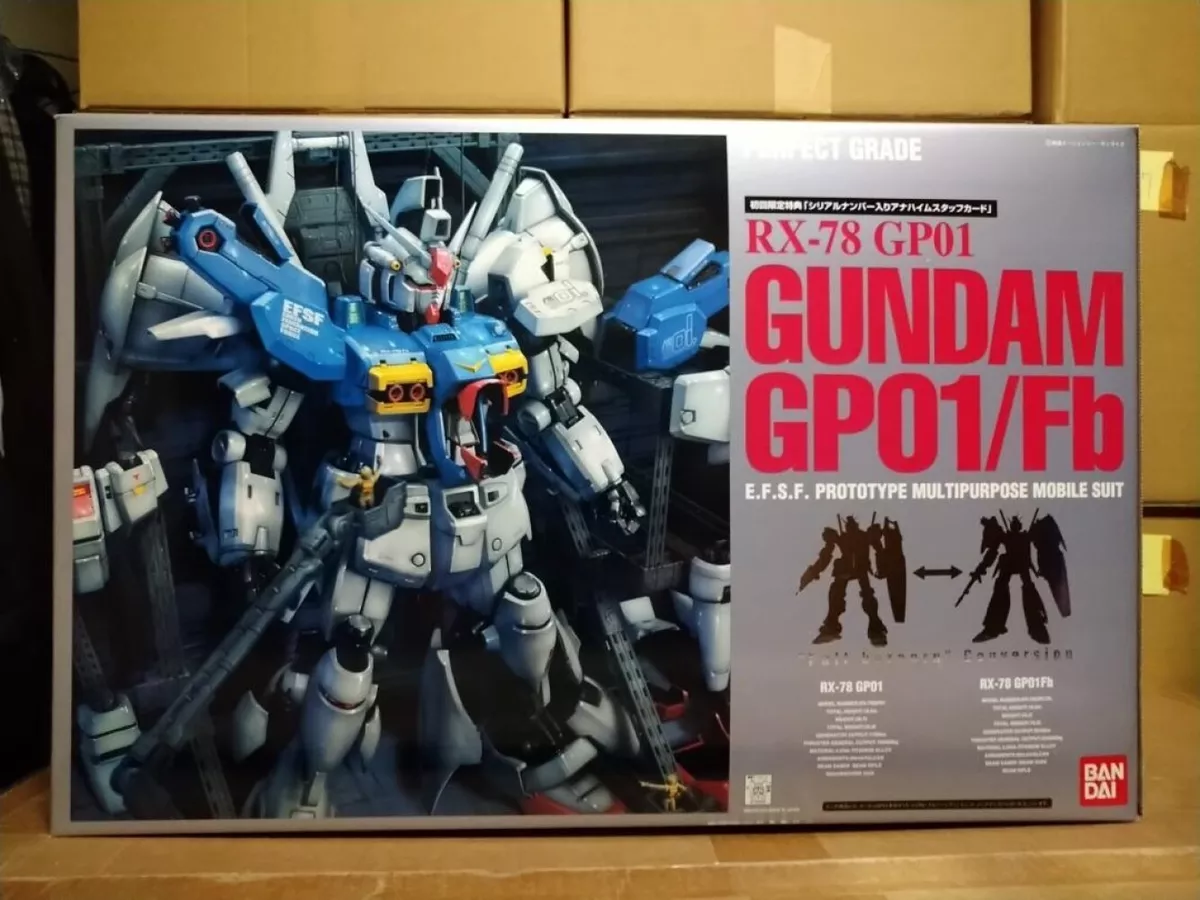 PG 1/60 RX-78GP01 Fb Gundam GP01 Fb Mobile Suit Gundam 0083 Japan