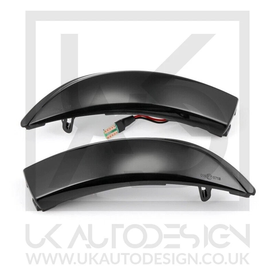 STOCK DEL REINO UNIDO Ford Smoked Dynamic Wing Espejo Indicador Luz Fiesta Mk7 B-Max Foto 2 de 4