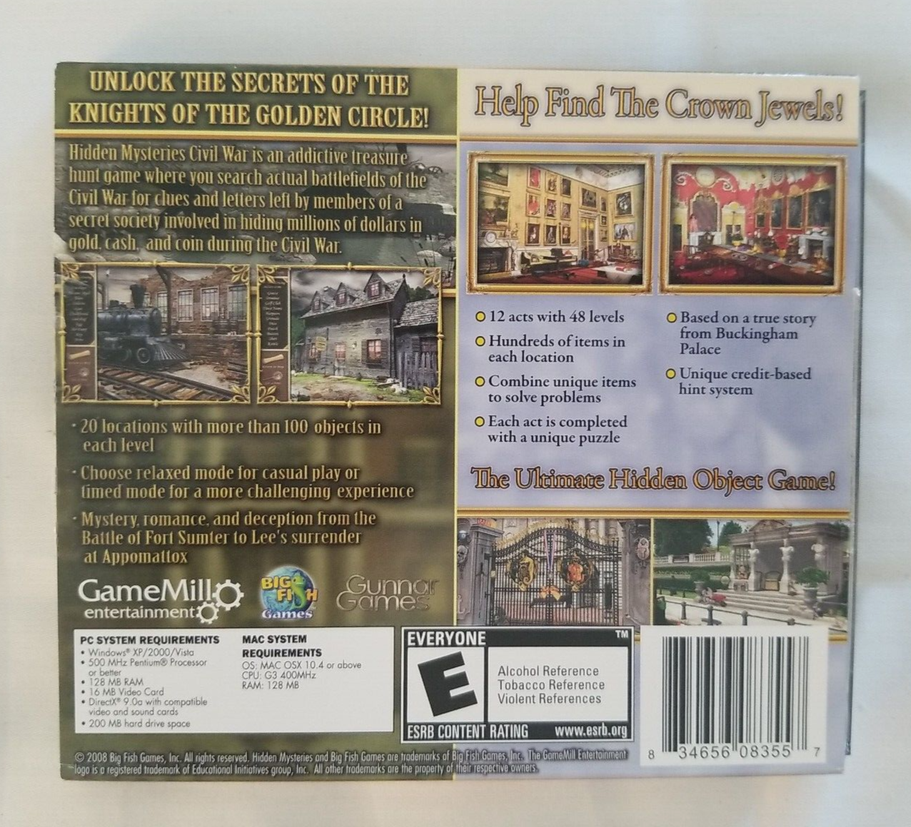 Lot of 5 Hidden Object Games Assorted Collection (PC, CD-ROM) (#2) | eBay