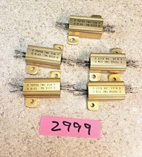 Lot of (5) NEW! Tepro TMK25 .01 Ohm 25W 3% Current Sense Power Resistor