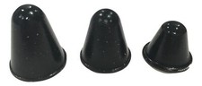 Conical Rubber Bumpers Black - 16 PC Combo - Tall Rubber Feet Spacers for Ele...