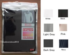 UNIQLO Women Heattech Long Sleeve Scoop Neck U neck T shirt XS- 3XL