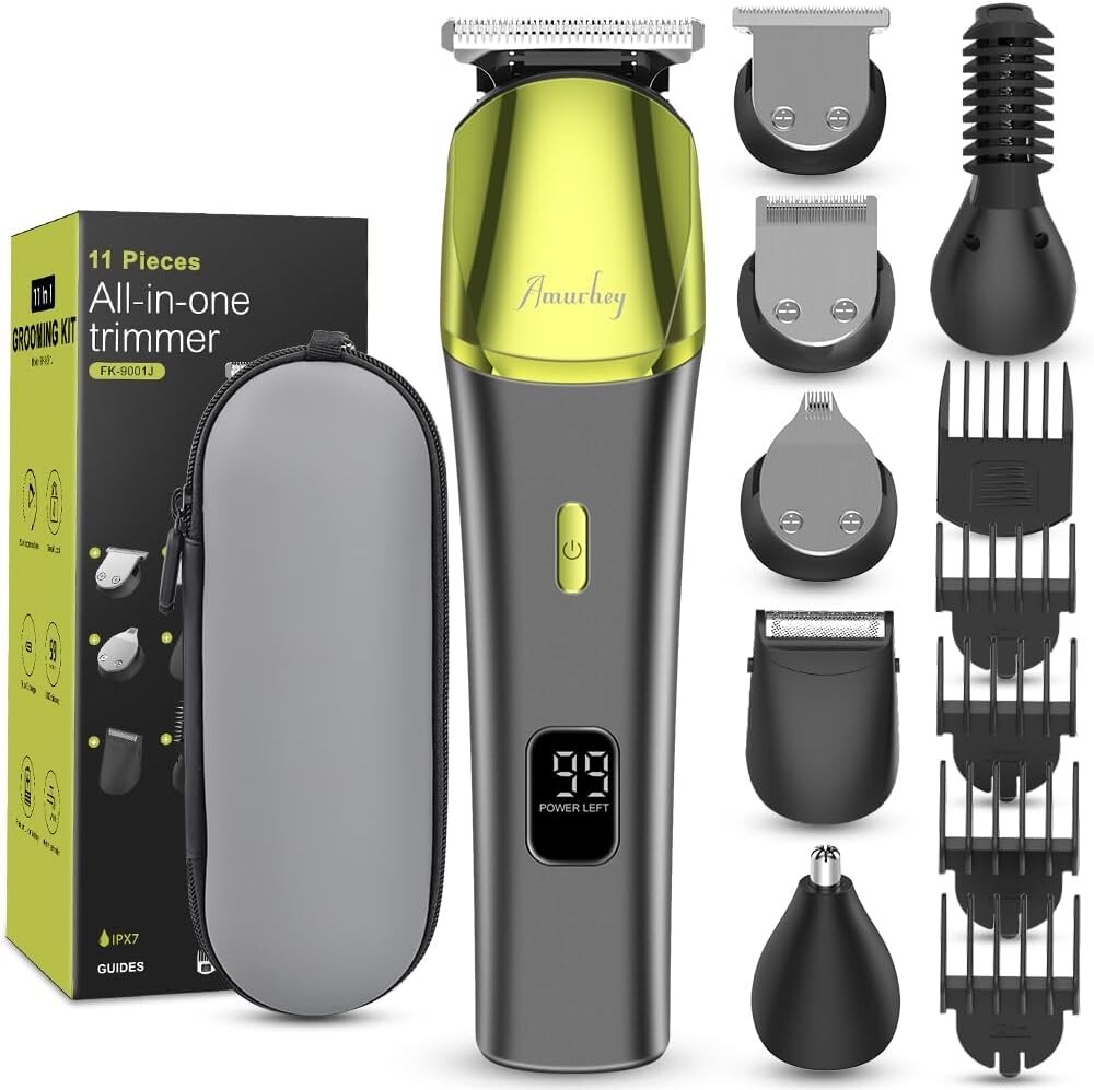 Tondeuse à barbe électrique multi-styles pour l'entretien des poils du corps