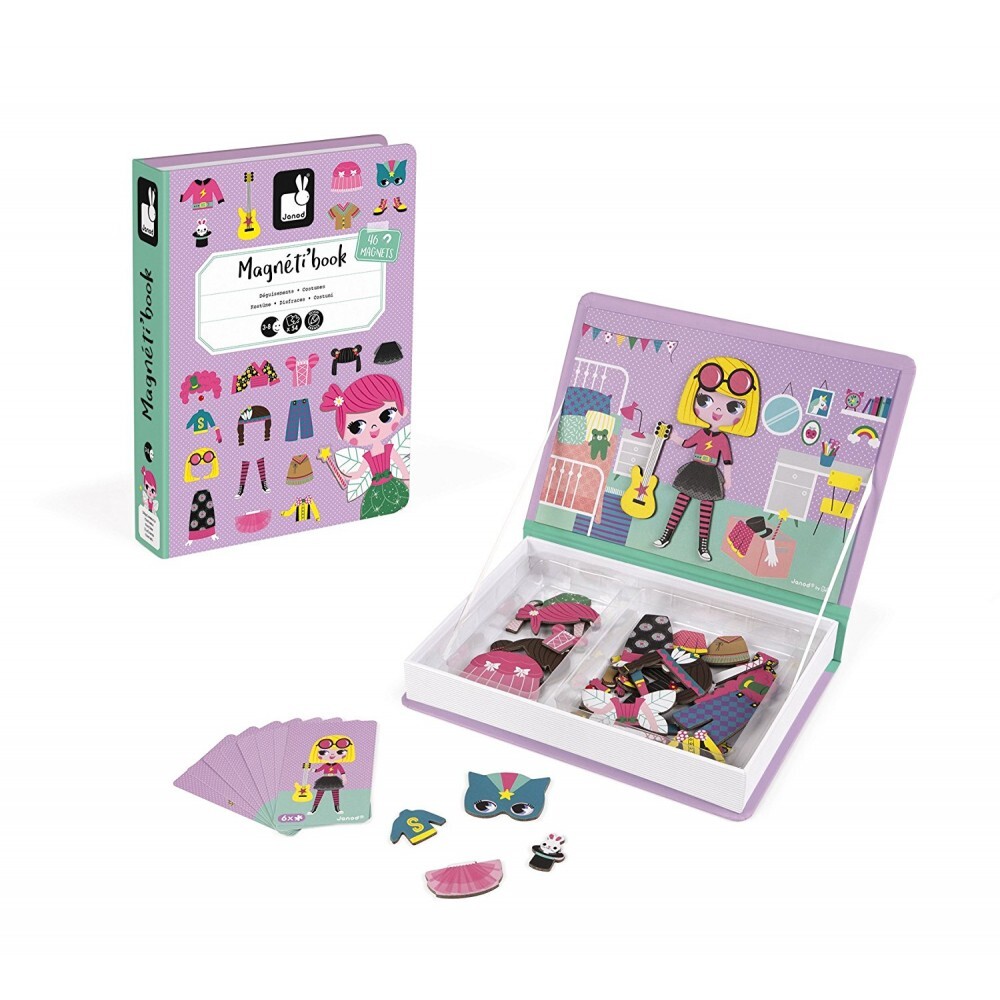 Magnetibook Déguisements Fille JANOD cadeau anniversaire enfant 3 ans
