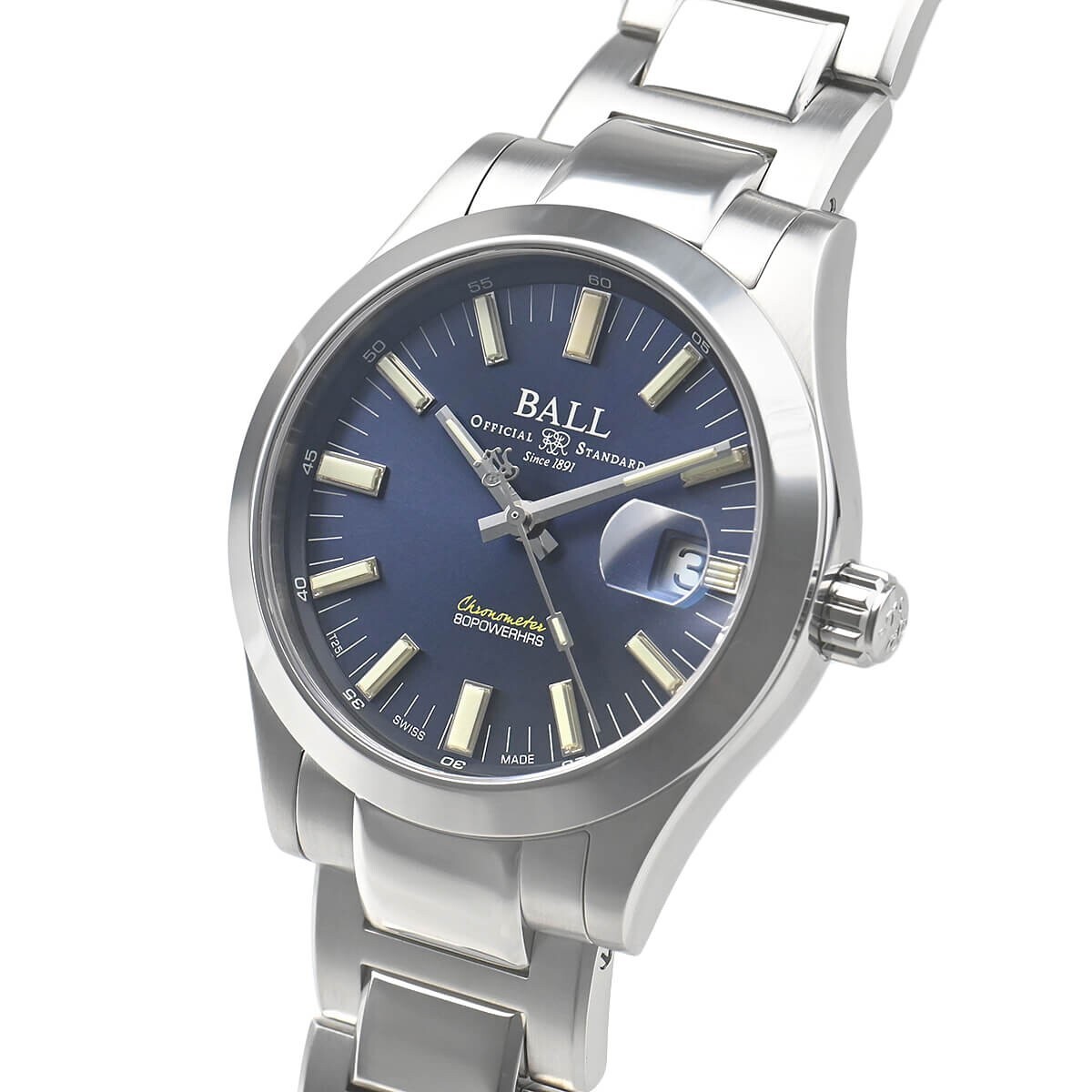 Ball Engineer M Marvelight Automatic Blue SS Men'… - image 1