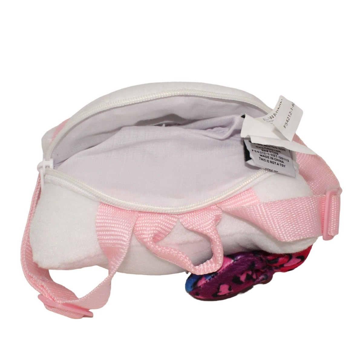 Retired Sanrio Hello Kitty Plush Zipper Backpack Pink  display picture 2