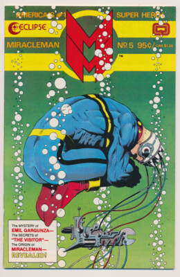 MIRACLEMAN #5 VF/NM, Alan Moore, Eclipse Comics 1986 Stock Image