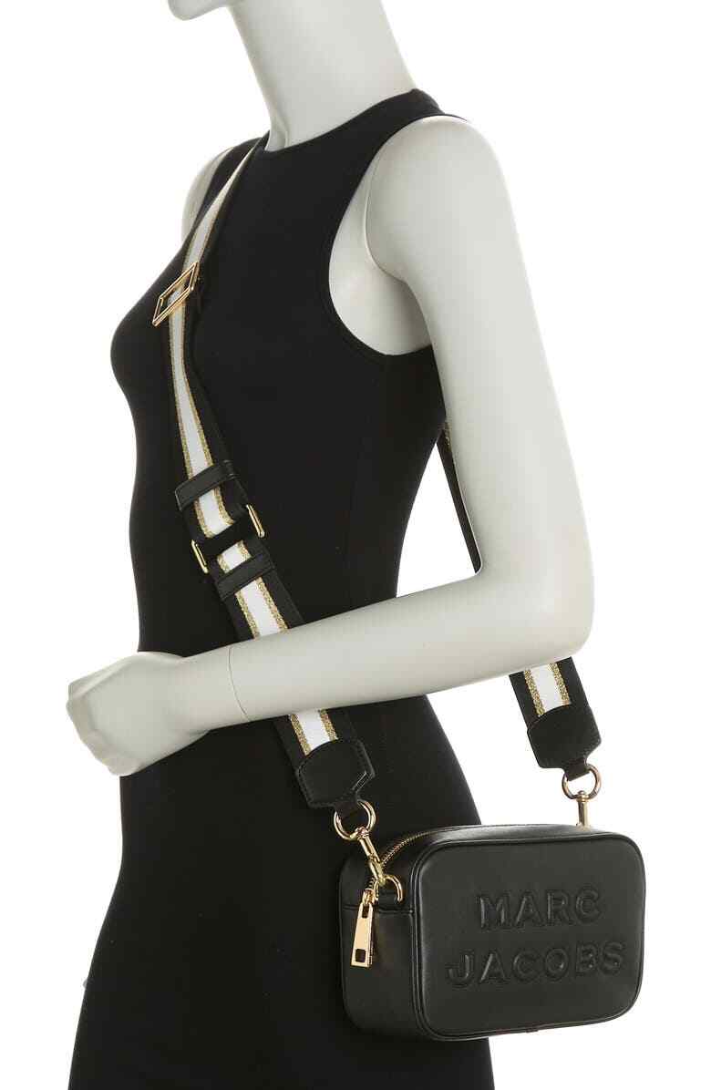 Marc Jacobs Flash Leather Camera Crossbody Bag Pouch ~NWT