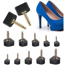 10 Pairs High Heel Tips Replacement Kit U Shaped Heel Cap Cover Protectors
