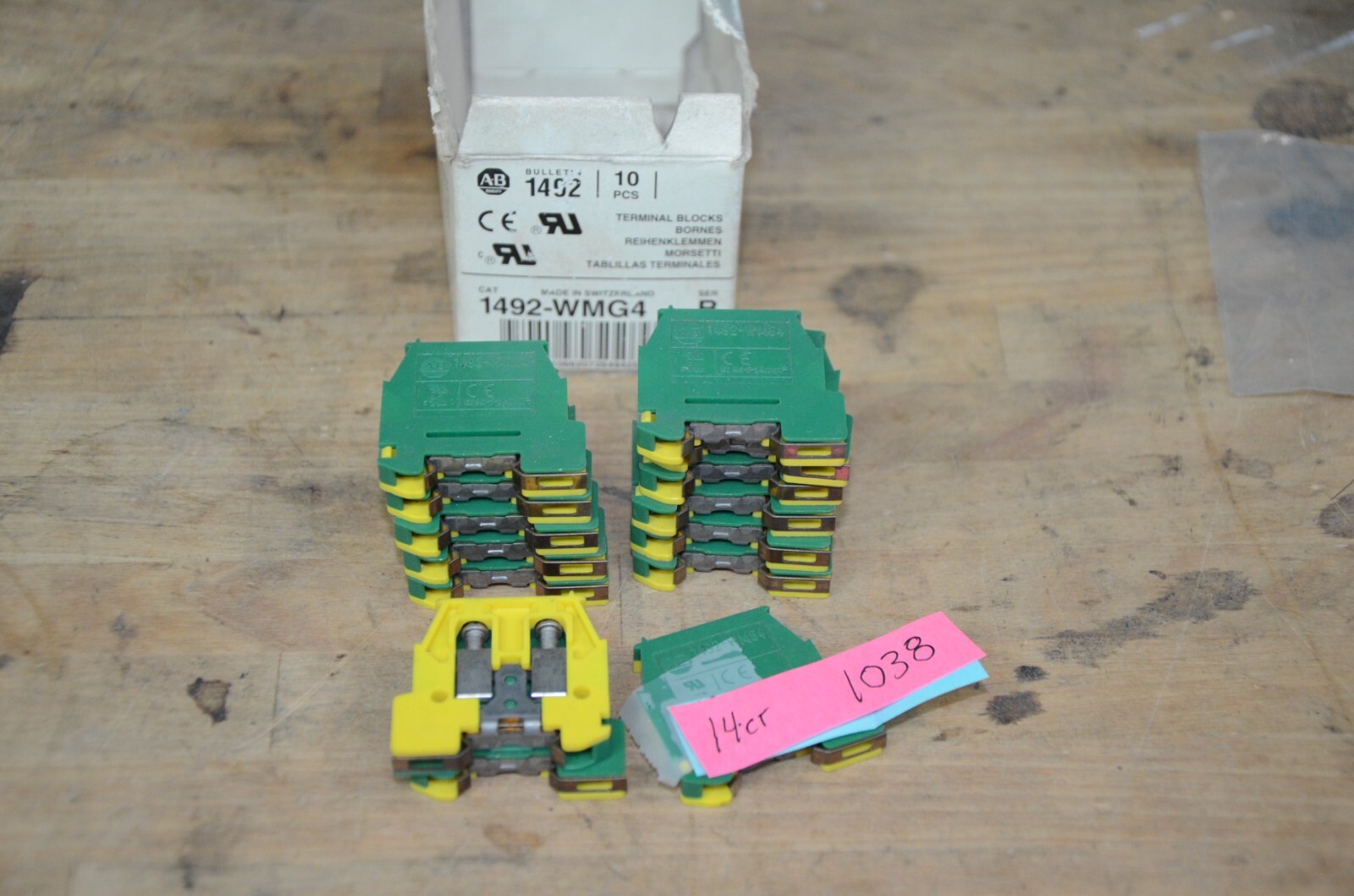 Allen Bradley 1492-WMG4 Terminal Blocks Lot of 14 NEW Open Box