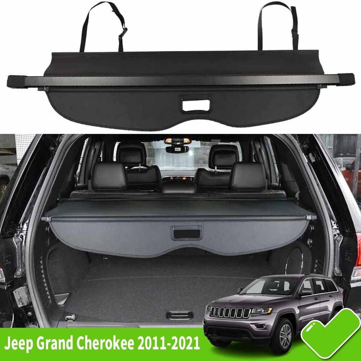 2021 jeep cherokee 2024 retractable cargo cover