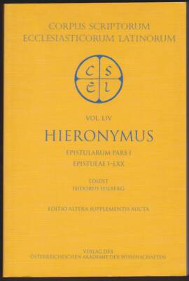 HIERONYMUS Epistularum Pars I Epistulae I-LXX