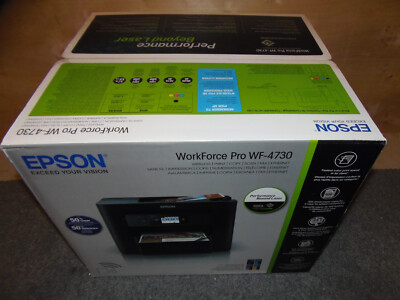 New Sealed Epson Workforce Pro WF-4730 All-In-One InkJet Printer