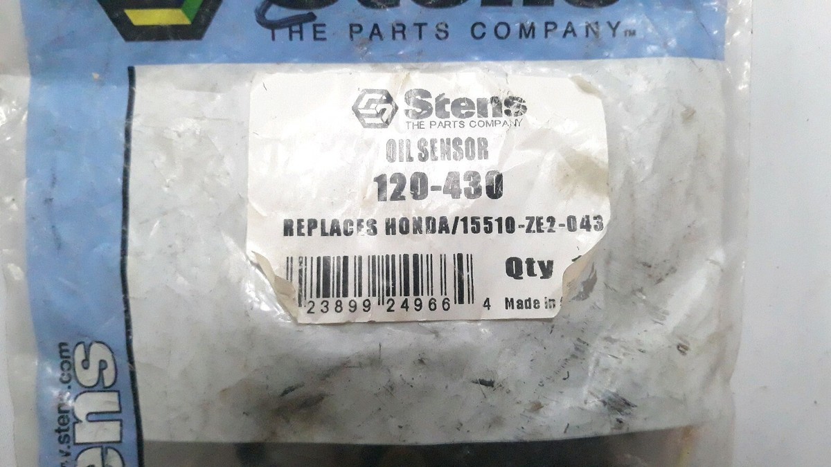 。 New Stens 120-430 Oil Level Switch Replaces Honda 15510ZE2043