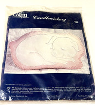VTG Cathy Needlecraft Candlewickery Kit 7866 Piglet Pig Farmhouse Country NEW