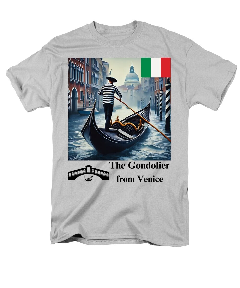 Camiseta The Gondolier from Venice Premium High-End S-4XL Italia ¡Regalo de recuerdo!