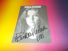 Erika Pluhar sexy signed autograph autograph on autograph card