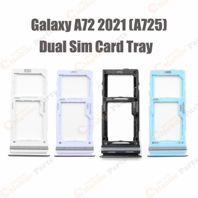 Galaxy A72 2021 Dual Sim Card Tray (SM-A725 A725