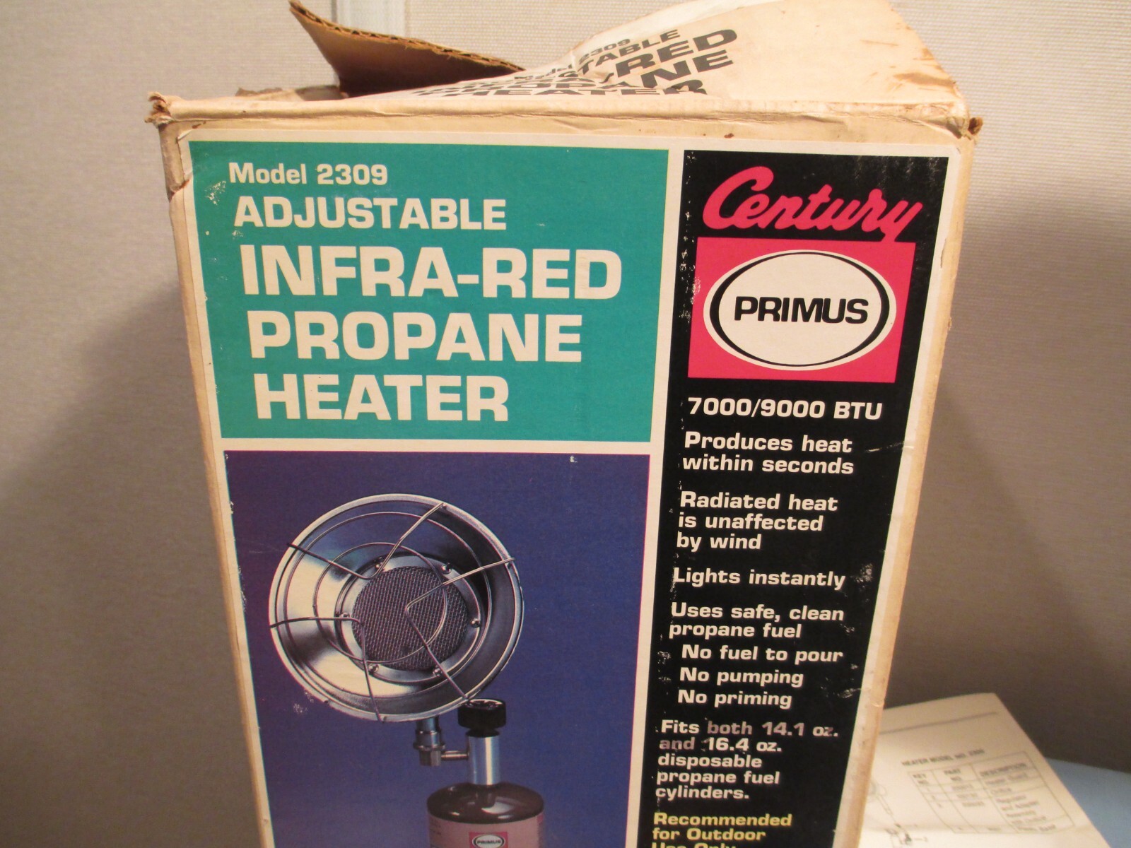 Century Primus Infra-Red Propane Heater | eBay