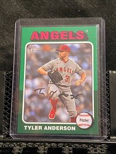 Tyler Anderson 2024 Topps Heritage High # Green Border #662 Angels