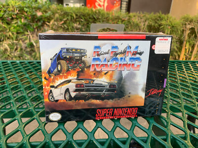 Radical Psycho Machine Racing Super Nintendo brand  New Sealed