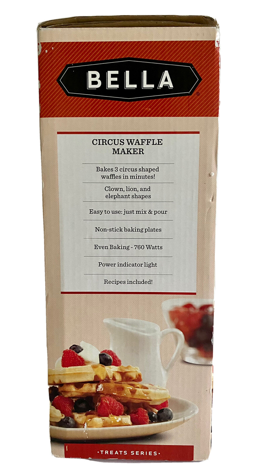 bella cucina circus waffle maker