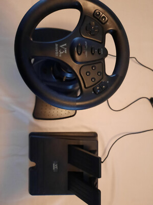Lenkrad V3 inkl. Pedale von InterAct für Nintendo 64 / N64