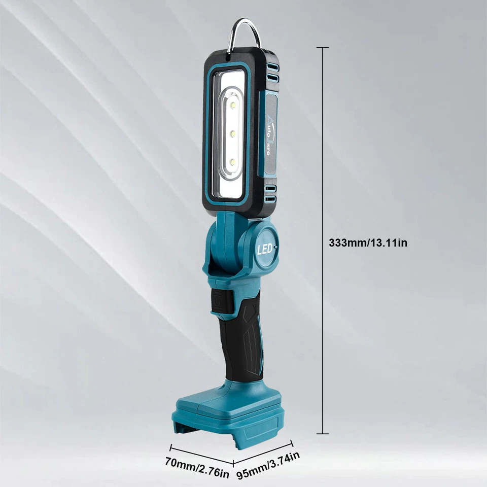 30W Für Makita Li-ion Akku LED Arbeitsleuchte 18V Strahler Licht Taschenlampe - Bild 3 von 4