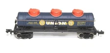 N scale Bachmann Union 76 Oil Triple Dome Tanker Train Car UCOX 10162