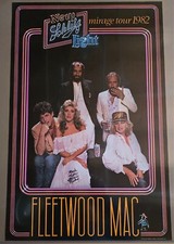 STEVIE NICKS signed auto FLEETWOOD MAC 1982 Mirage Tour Schiltz Beer Poster JSA