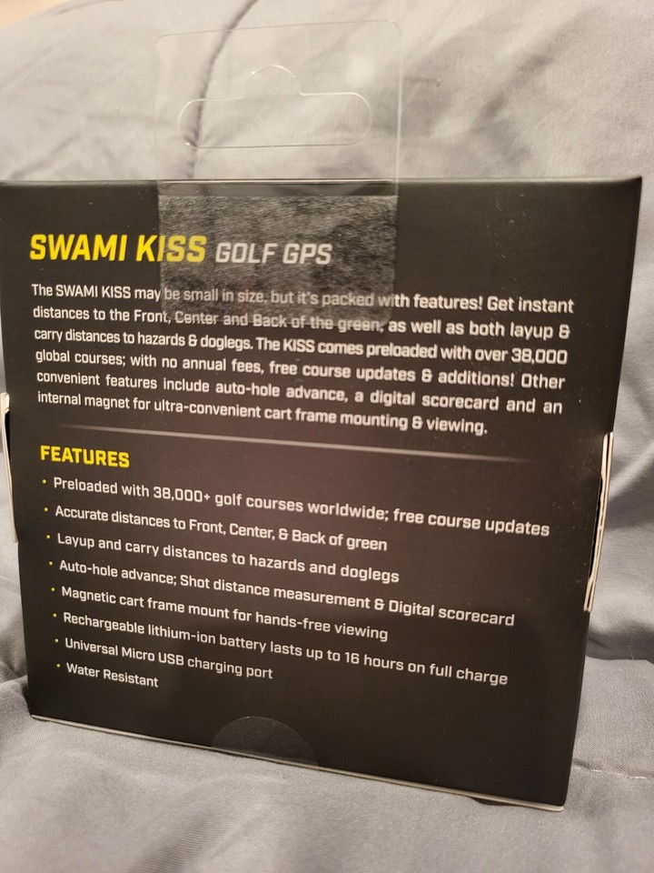 Izzo Golf Swami KISS Golf GPS A44192 (Brand New Factory Sealed