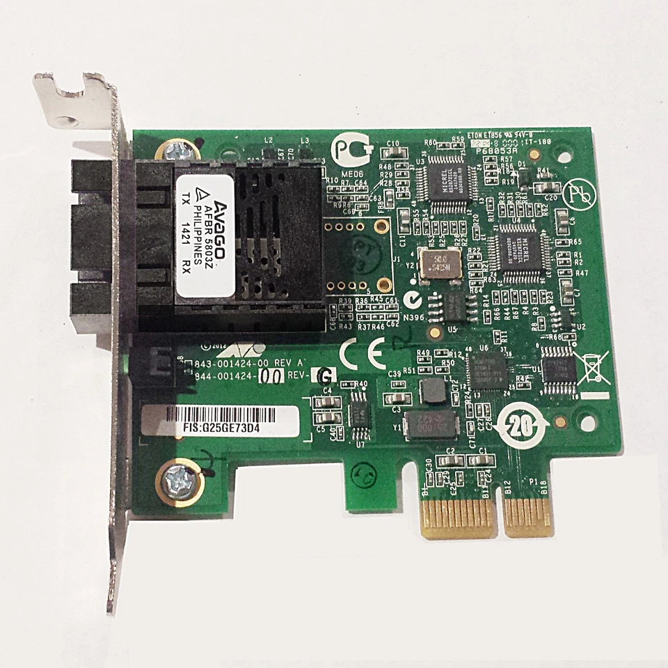 (20x) AT2711FX/SC Allied Telesyn 100FX LAN NIC FO Fiber Optic PCI-e Card Telesis - Image 2 of 4