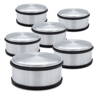 Design TüRstopper Aus Edelstahl - 6Er Set - TüRpuffer TüR Feststeller TüRhalter
