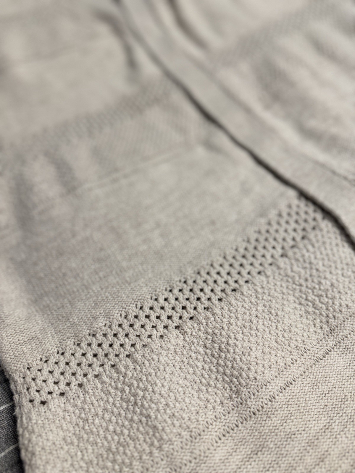 Universal Thread Oatmeal Open Front Long Knit Car… - image 5