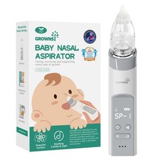 GROWNSY Electric Baby Nasal Aspirator Sucker W/ Music  Light - Gentle  Effecti