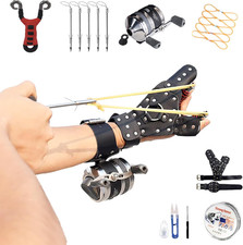 Fishing Slingshot Stainless Steel Recurve Fish Slingshot Set with Stainless Stee