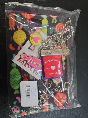 Harveys Seatbelt Coin Purse I Want Candy NIP Free Shipping 
